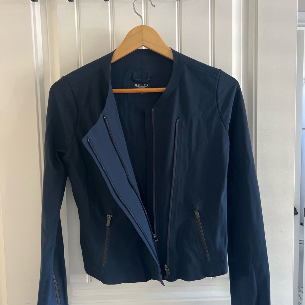 Navy Athleta Jacket